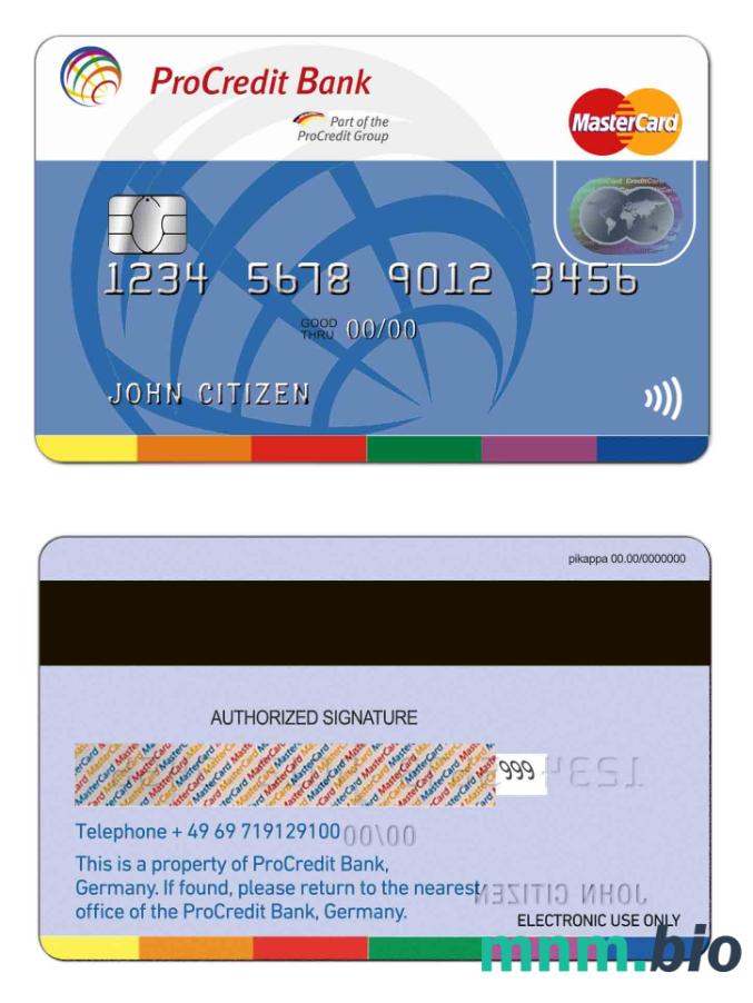 Germany ProCredit Bank Masterkarta